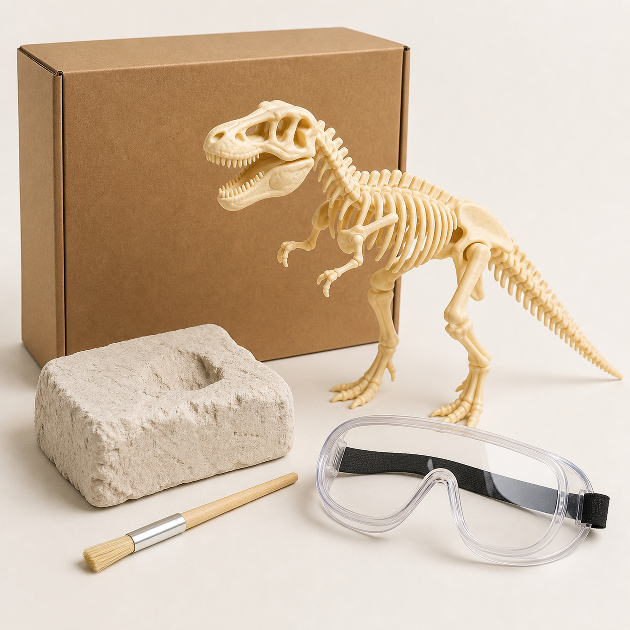 Dino Explorer Set dinosaur excavation toy in PopWhim retail packaging